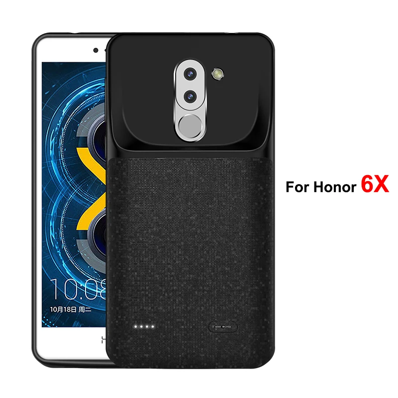2018NEW 5000mAh батарея чехол для HUAWEI Honor 7X/6X/HONOR 8X внешний аккумулятор зарядное