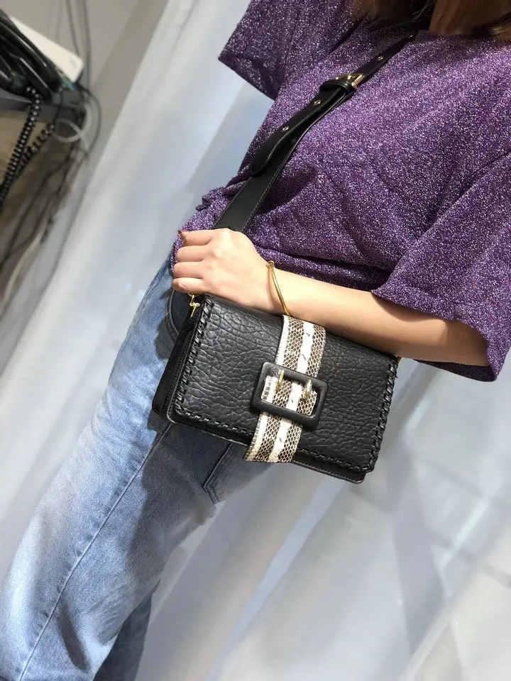 

New handbags small square bag wide shoulder strap Messenger bag thousands retro shoulder bag