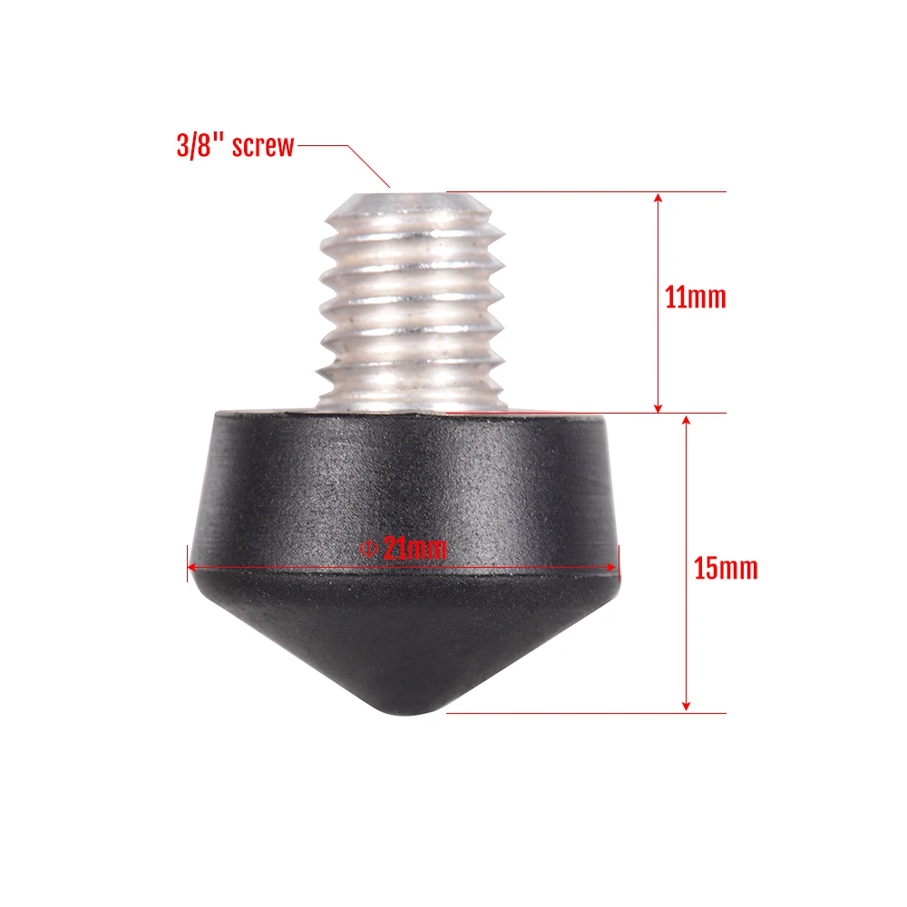 3/8 дюйма и 1/4 дюйма Универсальный Противоскользящий штатив монопод резина для Andoer Benro Gitzo Manfrotto штатив монопод