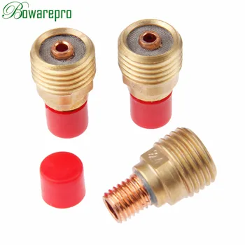 

bowarepro 3PCS Gas Lens Collets Body Gas Lens 45V44 3/32" 2.4mm FIt TIG Welding Torch Consumables SR PTA DB WP 9 20 25 Series