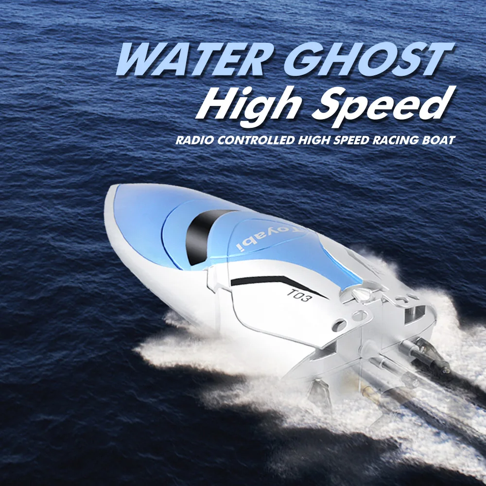 Beli Kecepatan Tinggi 30 Km h RC Boat 4CH 2.4 GHz 4 Channel Racing Remote Control Balap Perahu Perahu Mainan untuk anak anak Hobi Hadiah