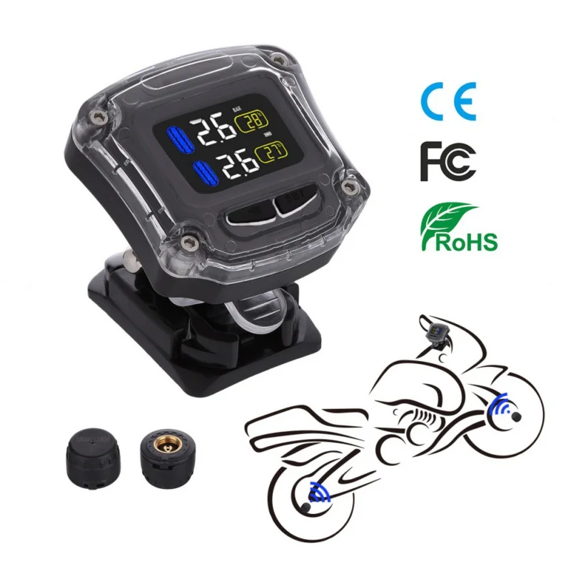 M3 Tire Pressure Monitoring System TPMS Drahtlose Reifendruck Überwachung Motorrad Reifen Motor Fatbike Fahrrad Auto Reifen Alarm M3 Tire Pressure Monitoring System TPMS Drahtlose Reifendruck Überwachung Motorrad Reifen Motor Fatbike Fahrrad Auto Reifen Alarm