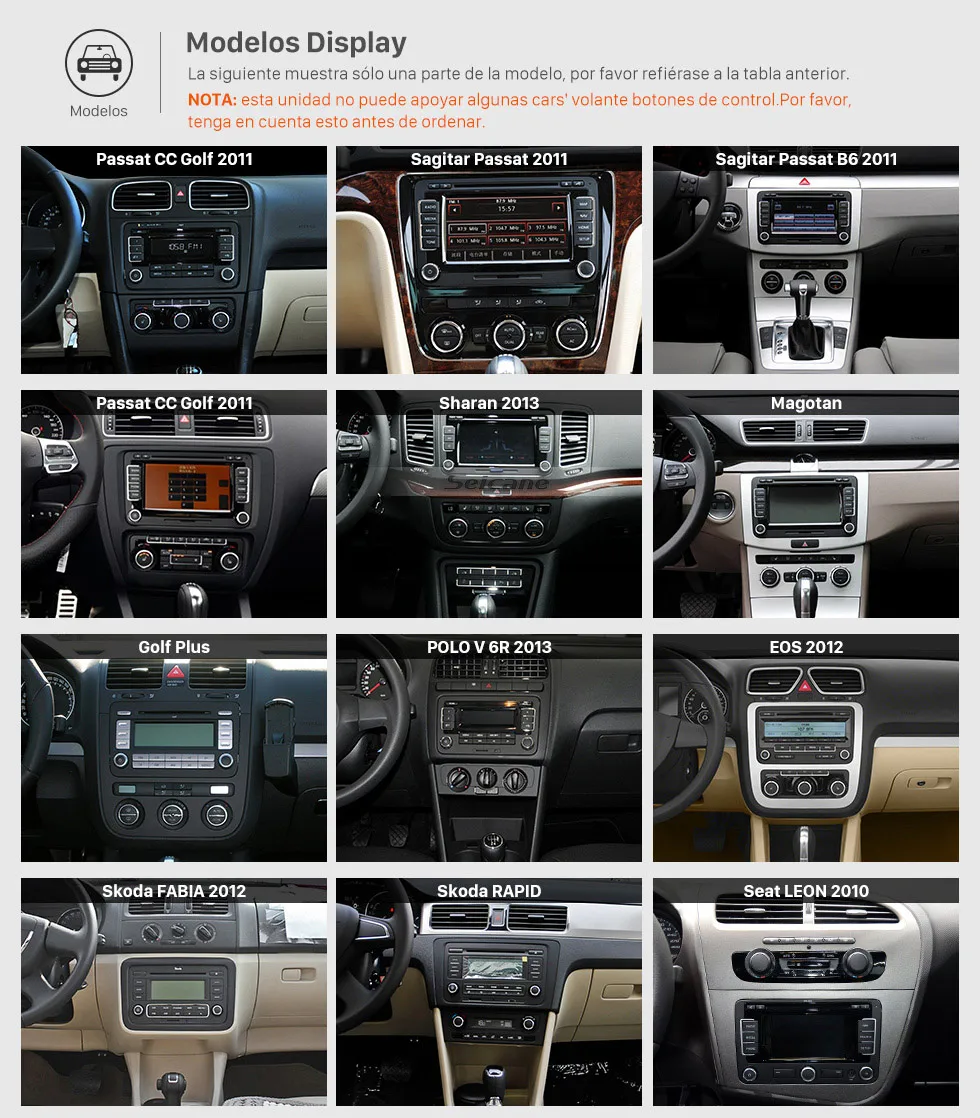 Sale 7" 2Din Car Radio CD DVD Multimedia Player GPS Navigation For Seat Toledo VW POLO PASSAT Transporter Sharan Skoda Rapid/Fabia 35