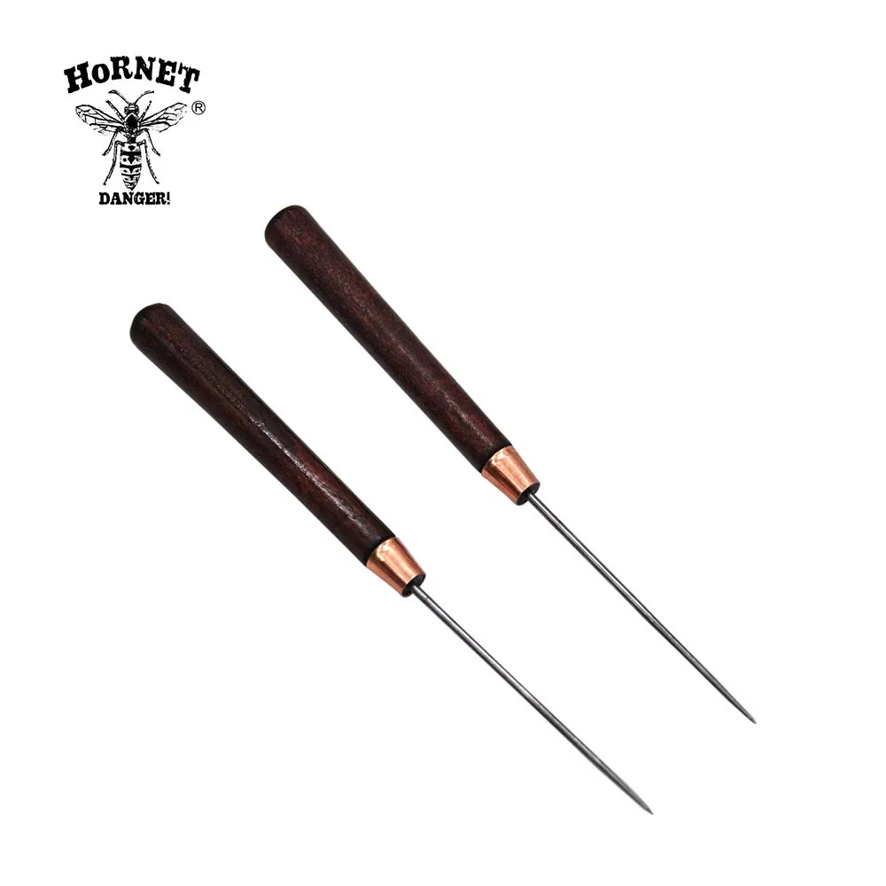 Дырокол для кальяна HORNET из фольги с деревянной ручкой инструмент пирсинга