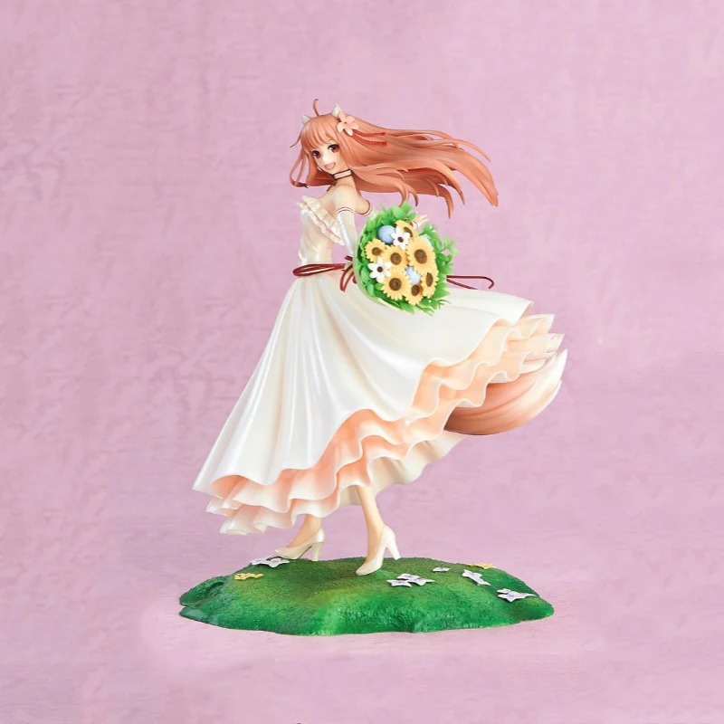 

Collectible Model Spice And Wolf Holo Wedding Dress Ver. 1/8 PVC Holo Anime Action Figure Toy