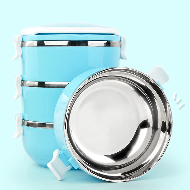 Japanese Stainless Steel Japanese Bento Boxs Portable Food Container Lunchbox For Kids Shcool Thermal Lunch Box Storage Box