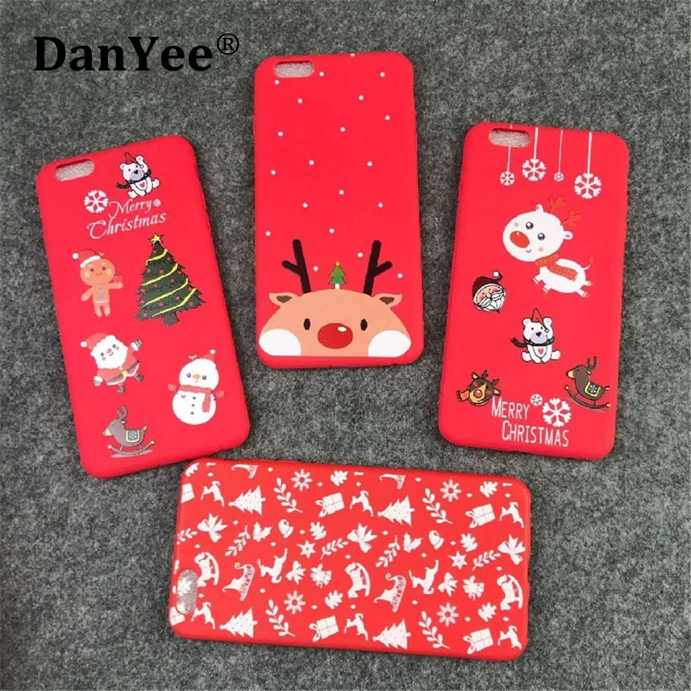 Силиконовый чехол для телефона DanYee Christmas Elements iPhoneXS max милый противоударный