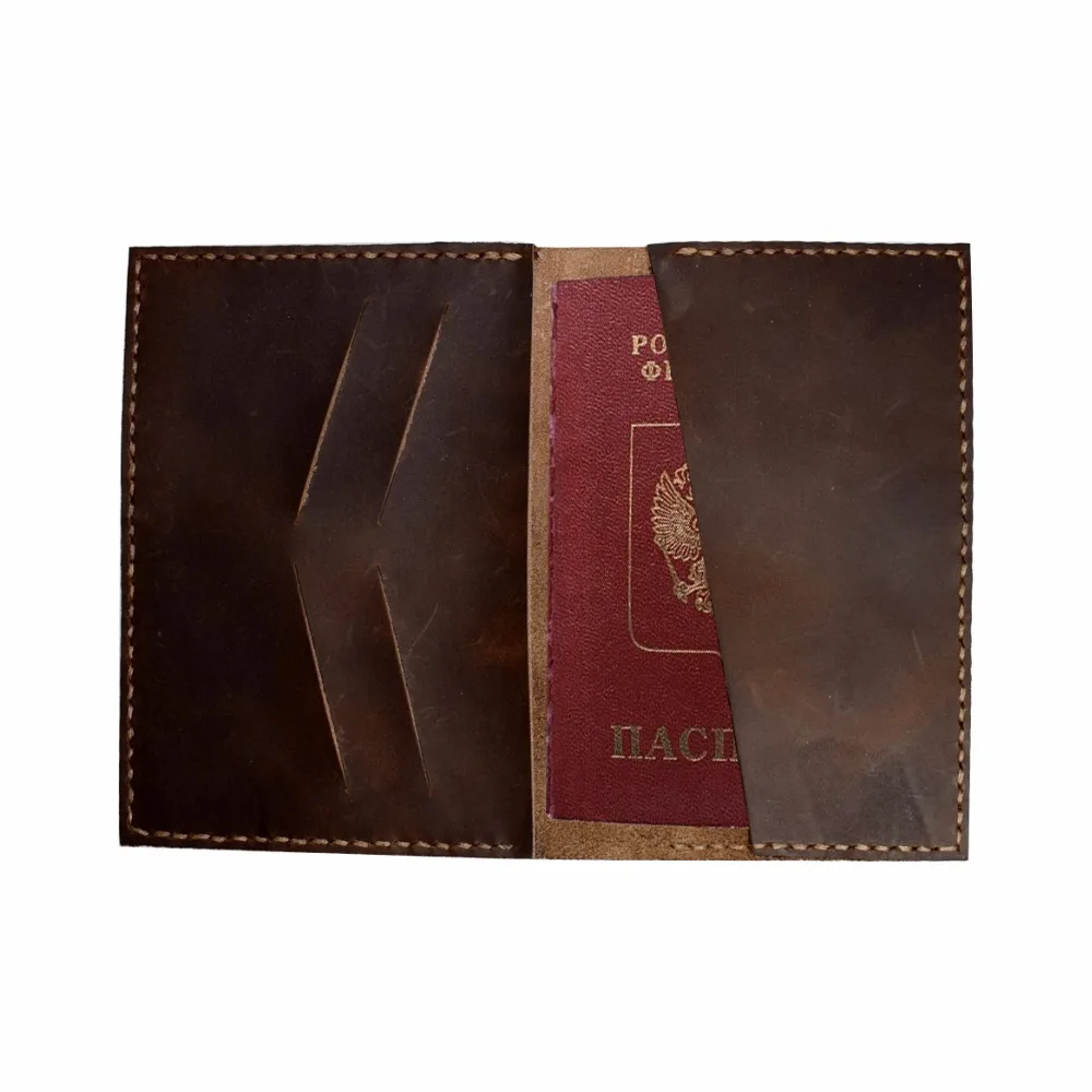 couro homens e mulheres handmade Travel Accessories : Passport Cover