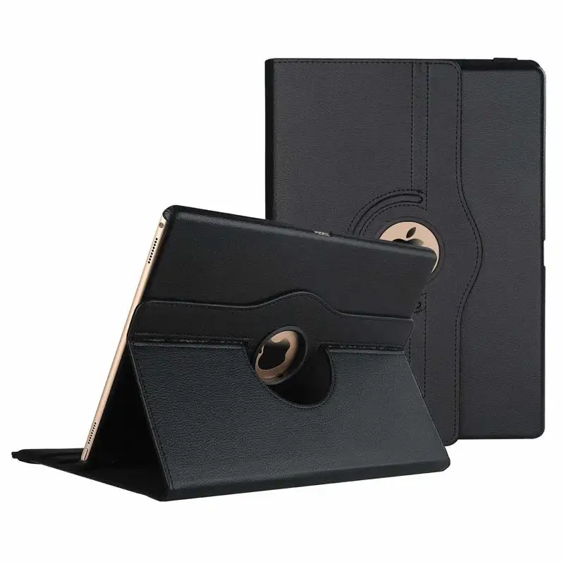 

2015/2017 360 Degrees Rotating PU Leather Flip Cover Case For iPad Pro 12.9 Case Smart Tablet Case Auto Sleep / Wake A1670 A1584