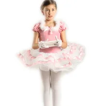 Розовый костюм-купальник с цветочным принтом; детское балетное платье пачка для детей; женская танцевальная одежда с кружевным ремешком; гимнастический купальник; Одежда для танцев для девочек