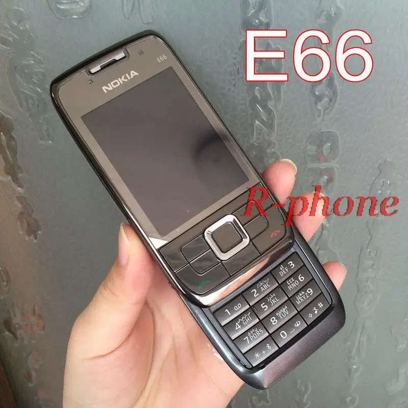 

Original Refurbished Nokia E66 Mobile Phone 2G 3G Unlocked Hebrew Arabic Russian Keyboard