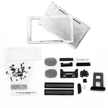 

Transparent Top & Bottom Housing Shell Case Cover for Nintendo Switch Console Replacement Top / Bottom Shell and Accessories