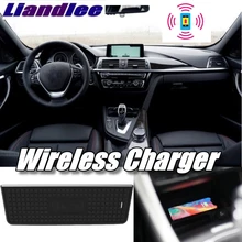 Liandlee беспроводное автомобильное зарядное устройство для телефона подлокотник отсек для хранения Быстрая Зарядка qi для BMW 3 M3 F30 F31 F34 F80 2011