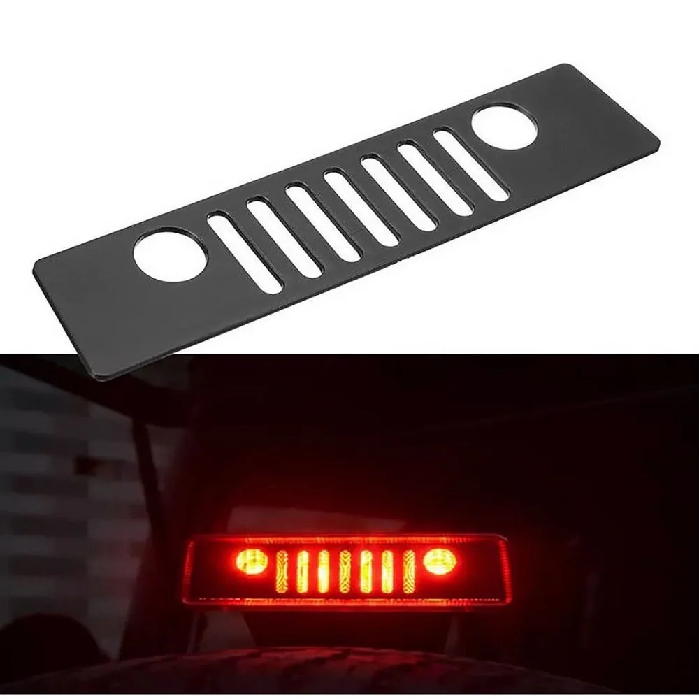 2007-2017 Jeep Wrangler Jk 3rd Brake Light Cover//decal Jeep Grill