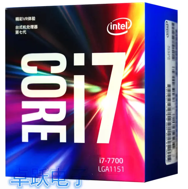 Процессор Intel Core 7 series процессор I7 7700 I7-7700 в штучной упаковке процессор LGA 1151-land FC-LGA 14 нанометров четырехъядерный процессор