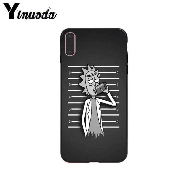 Yinuoda ريك Morty مكافحة كسر الهاتف المحمول غطاء حقيبة ل أبل فون X XR ماكس 8 زائد 7 زائد 7 8 6 ثانية 5 SE حالة