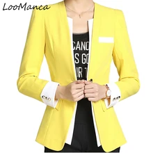 Plus Size 5XL 6XL Women blazers and Jackets Ladies Blaser Feminino 2018 New Spring Autumn Coat Feminine Female Work To Wear