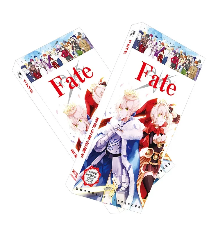 180 шт./компл. для костюмированной вечеринки по японскому аниме Fate/stay Night Бумага Почтовые открытки/поздравительная открытка оповещения о сообщениях(в том числе карты платье, платье на день рождения с буквенным принтом конверт подарочная карта - Цвет: B