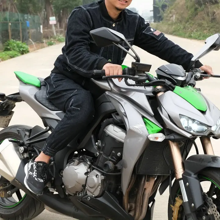 Дышащие гоночные куртки/мотоциклетные внедорожные куртки/Ветрозащитная мотоциклетная одежда джинсовая куртка имеет защиту