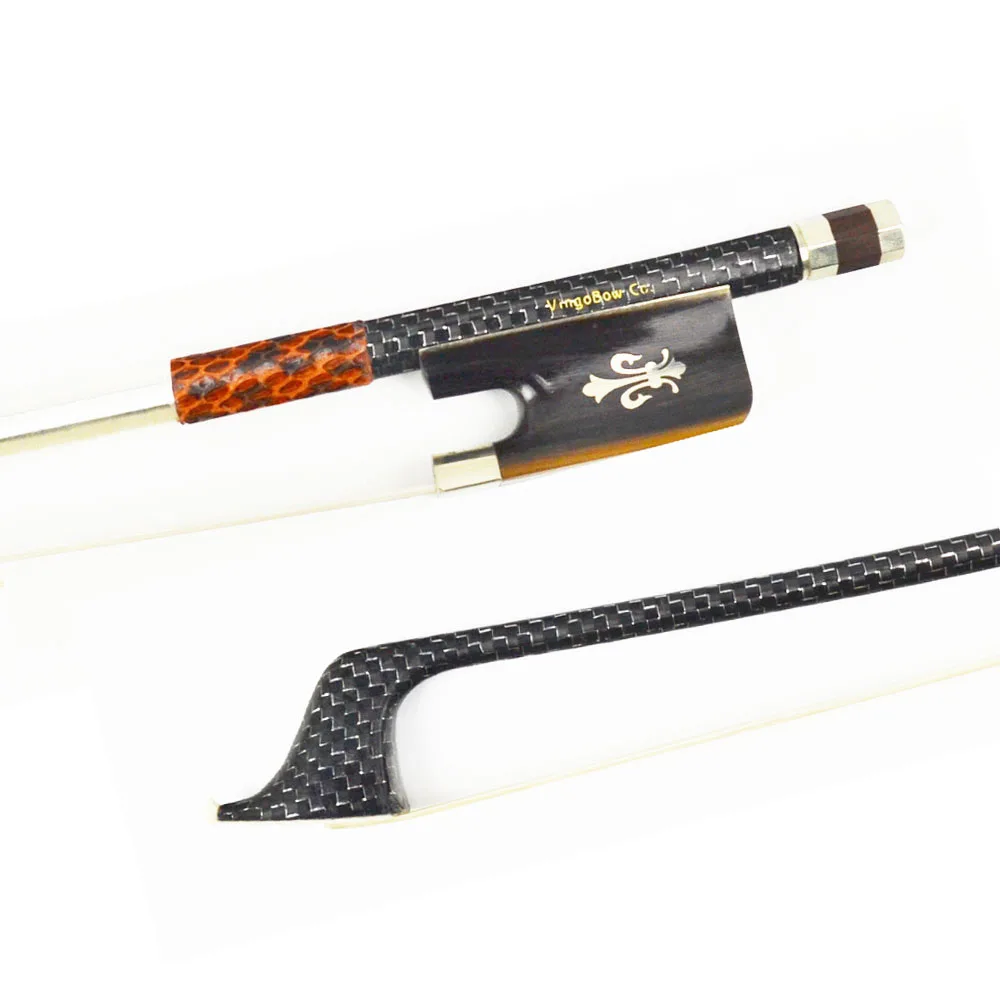 Buy 200C 4/4 Size Woven Carbon Fiber CELLO BOW Ox Horn