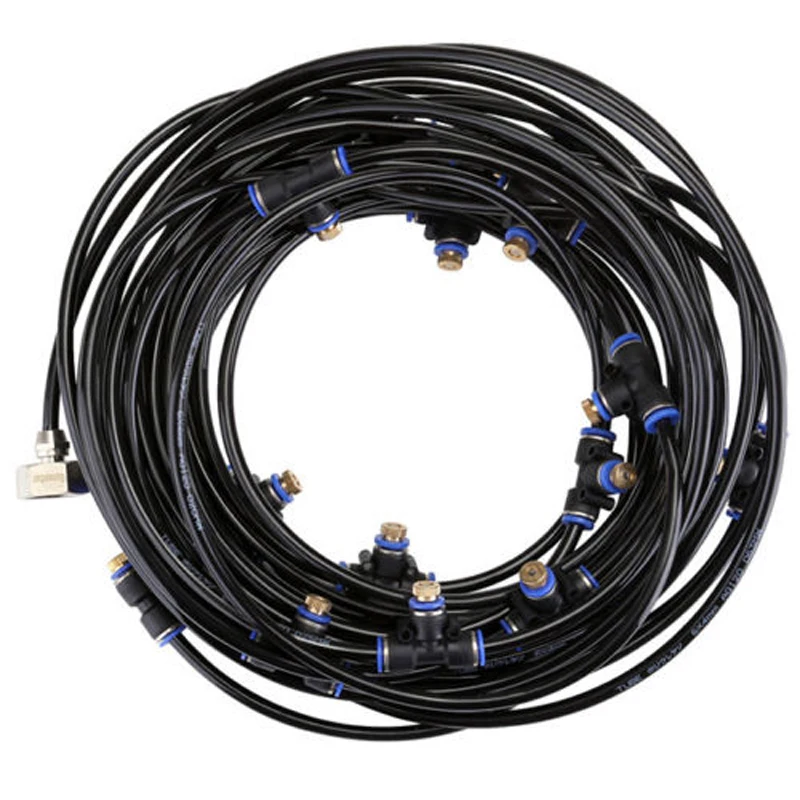Mayitr Outdoor Misting Cooling System Mist Nozzle Reptile Water Garden Patio Spray Sprinkler Water Kits System 5-20M