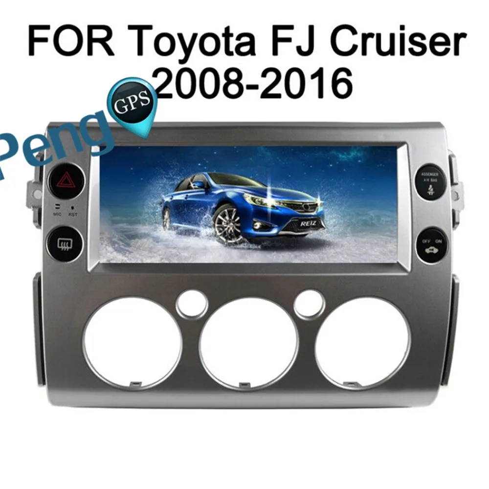 2 Din автомагнитола Tesla Style 10 4 дюймов Android 7 1 Автомобильная магнитола для Toyota FJ Cruiser