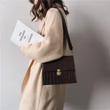 Роскошные кожаные женские сумки с крокодиловым узором, брендовые дизайнерские женские сумки с золотым замком, женские модные сумки через плечо