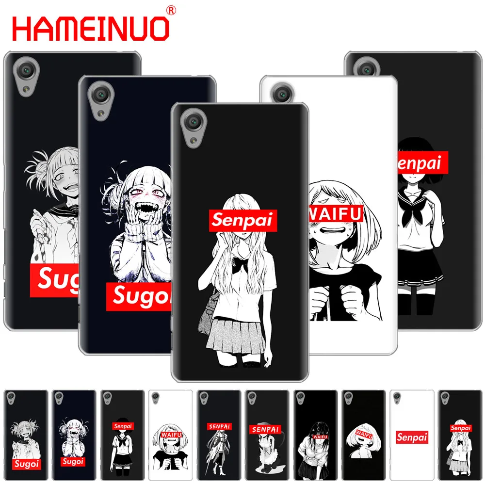 

HAMEINUO Sugoi Senpai Anime waifu Cover phone Case for sony xperia z2 z3 z4 z5 mini plus aqua M4 M5 E4 E5 E6 C4 C5