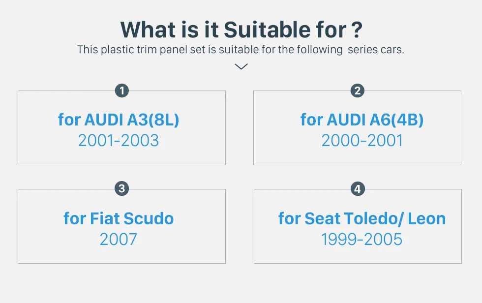 Harfey 1din автомобилей Радио Рамка для 2001-2003 AUDI A3 8L 2000 2001 AUDI A6 4B 2007 Fiat Scudo 1999 2000 2003-2005 сиденье Toledo Leon