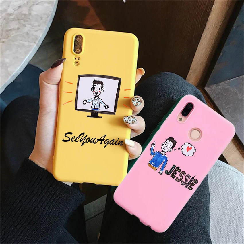 

cartoon Cameron Boyce Candy Color Case for Huawei P10 P20 P30 MATE 10 20 honor 8 9 10 Smart Soft Silicone Case