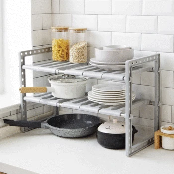 

DIY Stainless Steel Multifunction Kitchen Sink Racks Shelf Storage Organizer For Kitchen Retractable storage rack
