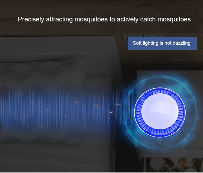 USB Mosquito Killer Lamp USB 365 NM Bionic Light Fly Wasp Insect Mosquito Killer Electric Night Lights Radiation Protection Lamp (9)