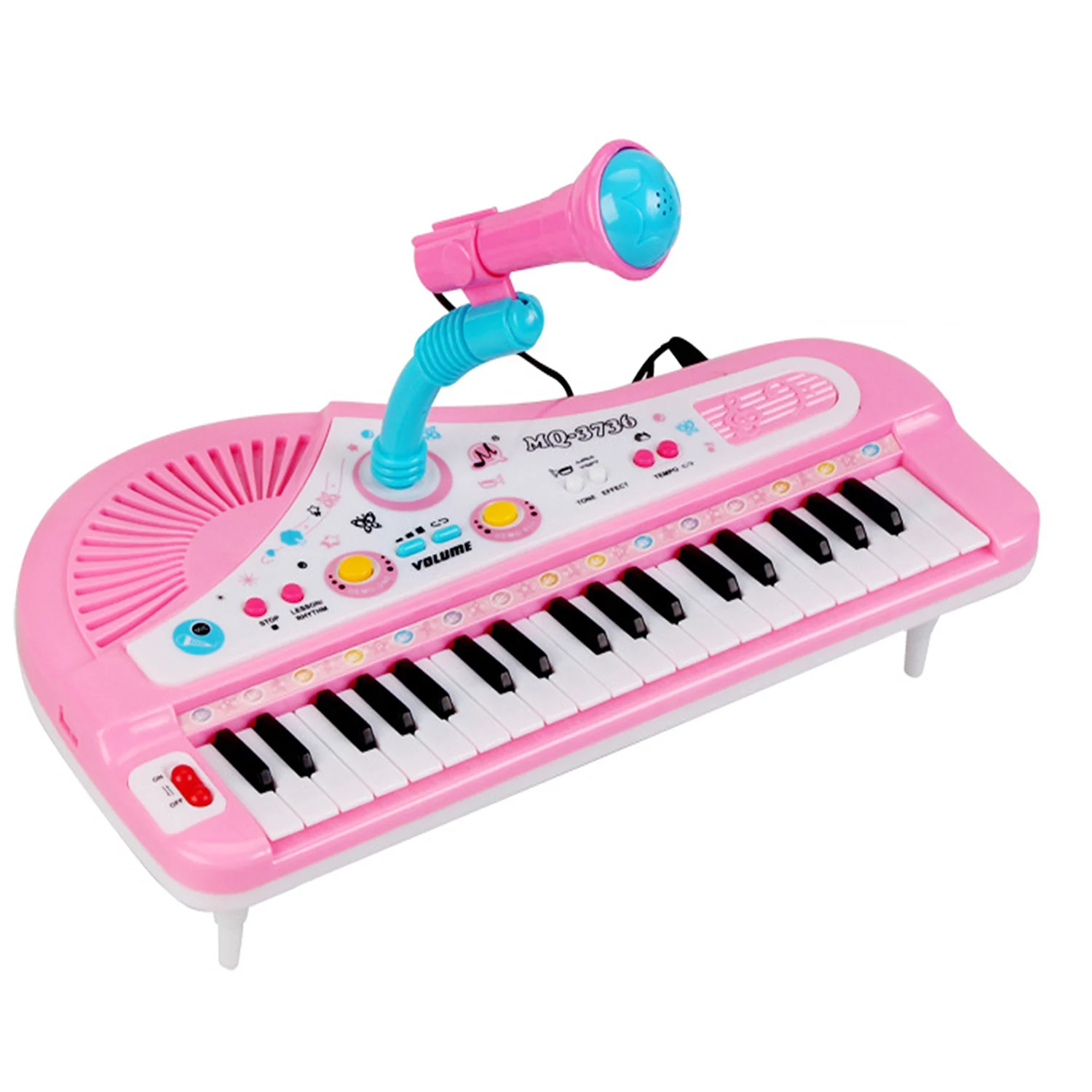  Kids 37 Keys Mini Simulation Electrical Keyboard Piano Toy with Microphone Musical Instrument Devel