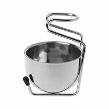 2 в 1 Подставка для бритья мыльница из нержавеющей стали бритва набор инструментов для бритья