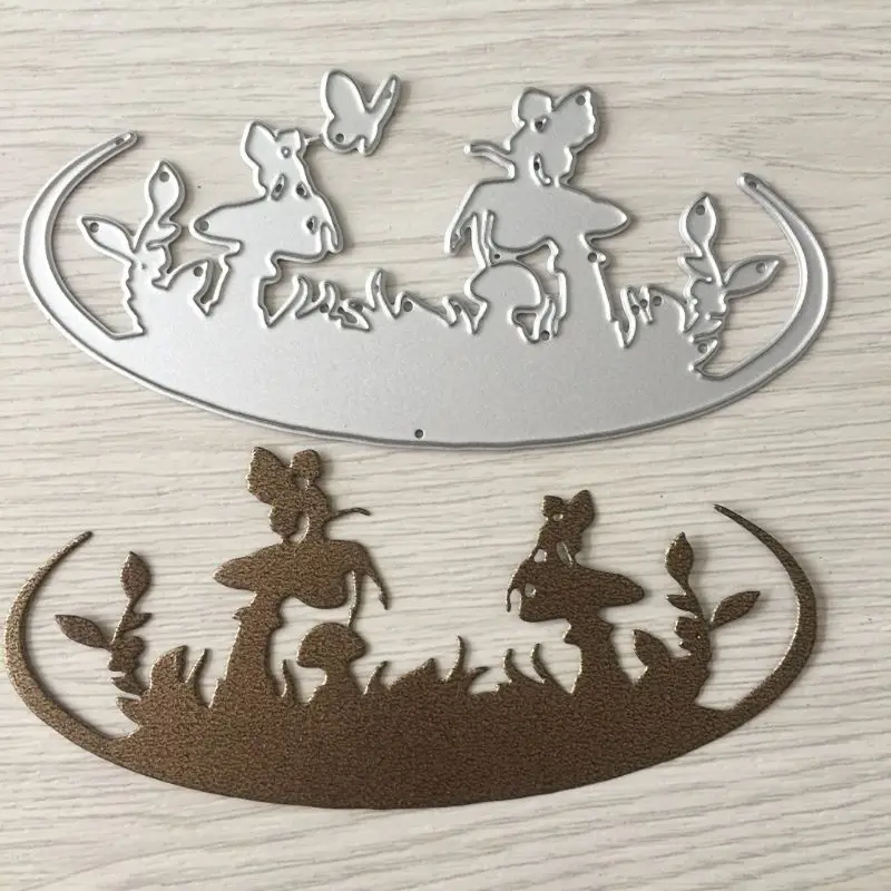 

Mushroom Fairy Metal Cutting Dies Stencil Scrapbooking Album Stamp Paper Card Embossing Craft Decor