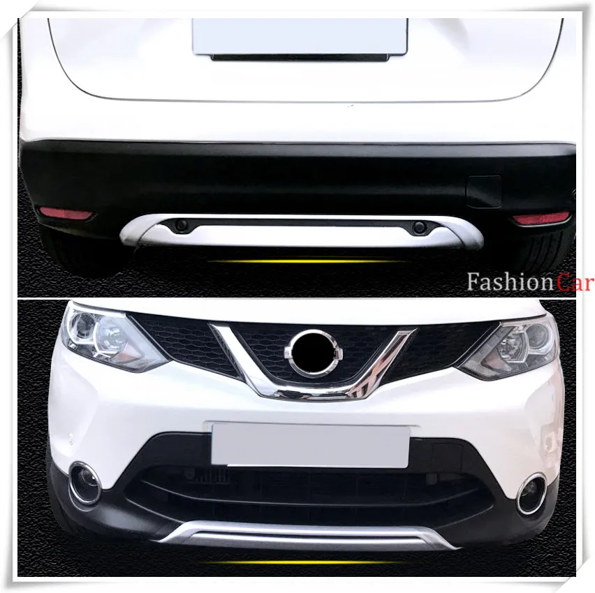 ABS Car Front and Rear Bumper Skid Protector Guard Plate For Nissan