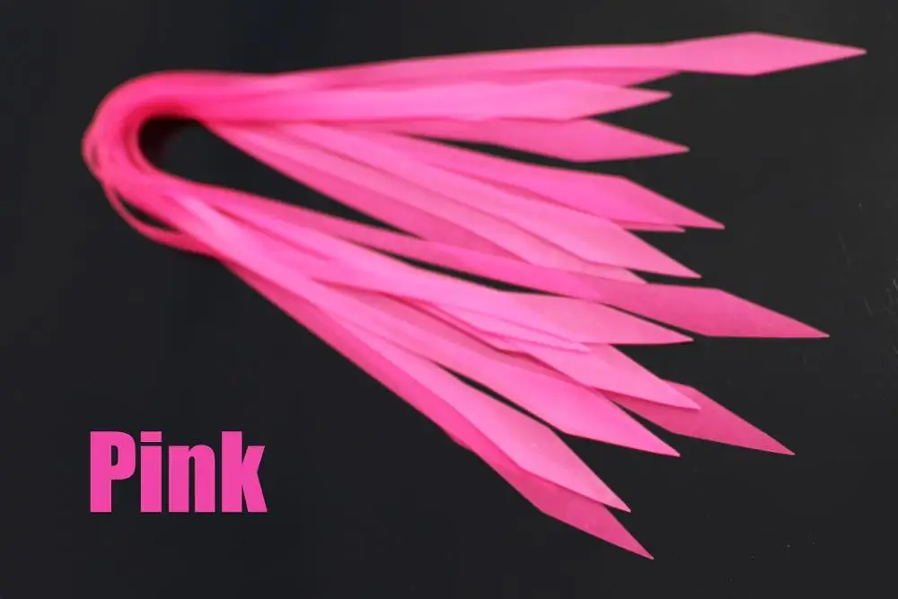 Tigofly 20 шт./партия рыболовные Силиконовые юбки DIY SpinnerBait Buzzbait кальмары резиновые приманки с крючками делая Стример Летать связывая материалы - Цвет: Pink