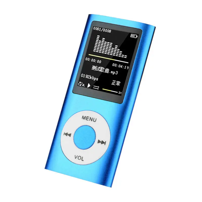 IPod style Портативный 1," lcd MP3 MP4 музыкальный видео медиаплеер fm-радио стабильное использование для зарядки fm-радио музыка домашняя фото спорт