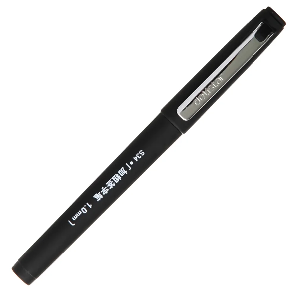 

deli S34 gel pen 1.0mm black Bold Gel pen Neutral pen Wholesale and Retail