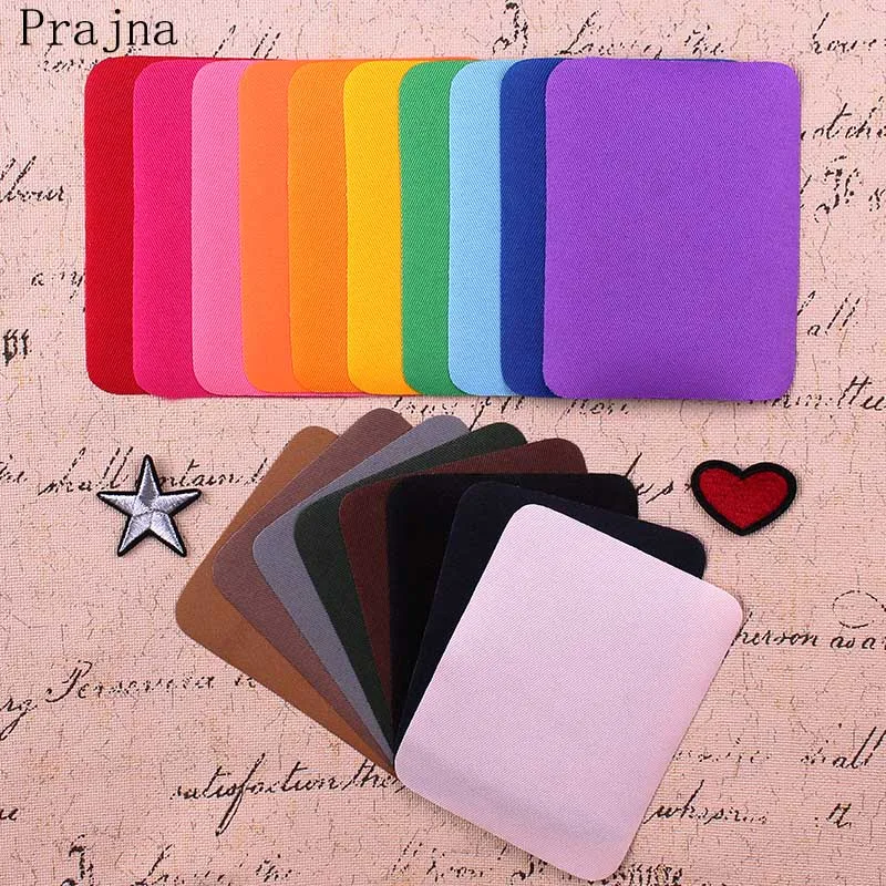 

Prajna Sewing Ironing Patches Iron On Elbow Patch Elbow Knee Jeans Jacket Repair Patches For Clothes Pants Fabric Badge Applique