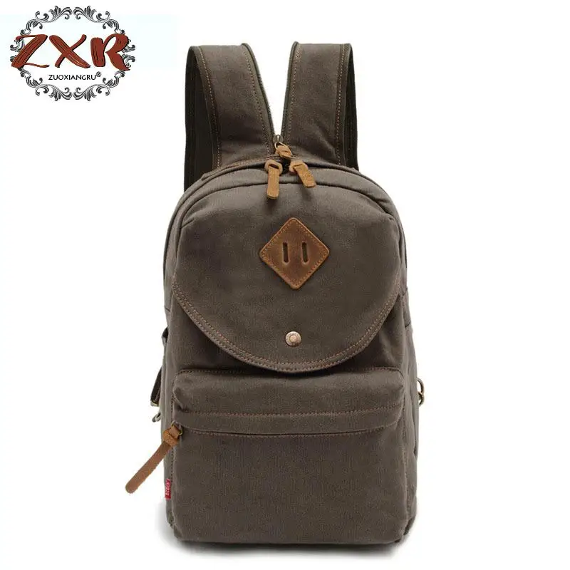 

Men's Vintage Canvas Backpack Women Shoulder Bag High Quality School Bags For Teenagers Laptop Backpack