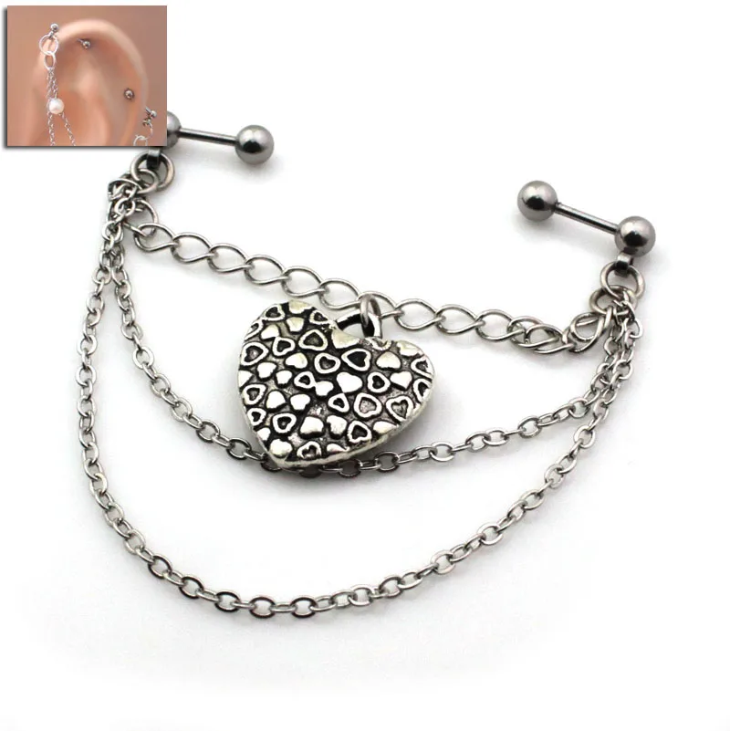 PE0314 free shipping 10pc/lot women steel industrial piercing body