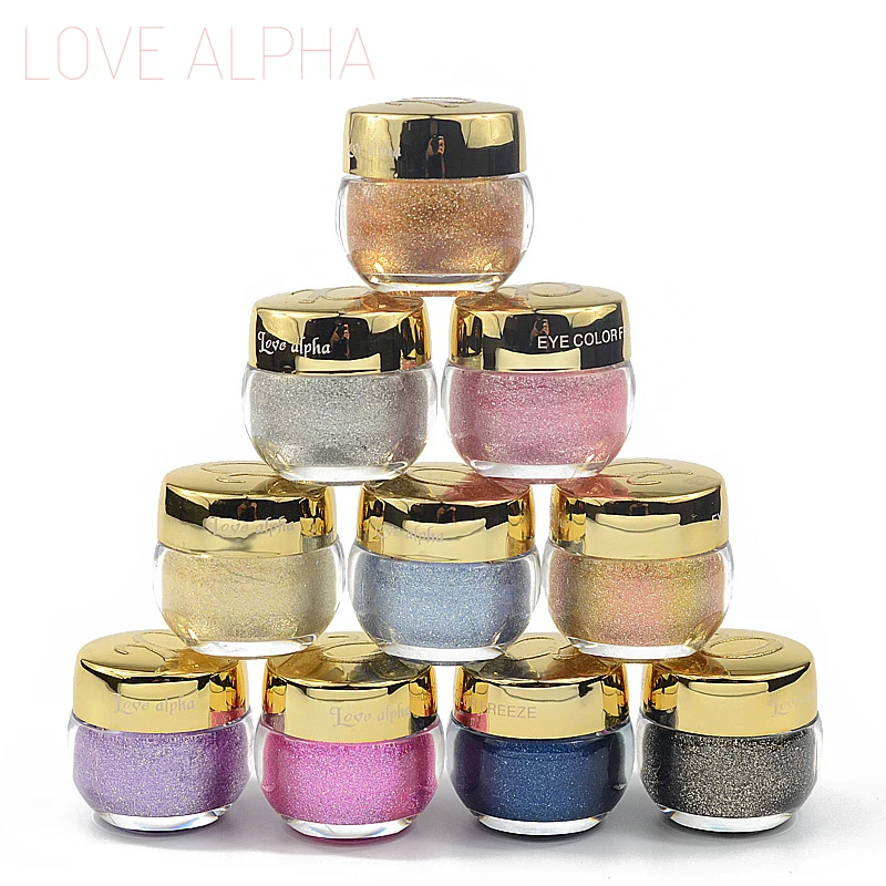

LOVE ALPHA Matte Liquid Eyeshadow Palette 16 Colors Waterproof Shimmer Pigment 3D Nude Metallic Eye Shadow Makeup Cosmetics Kits