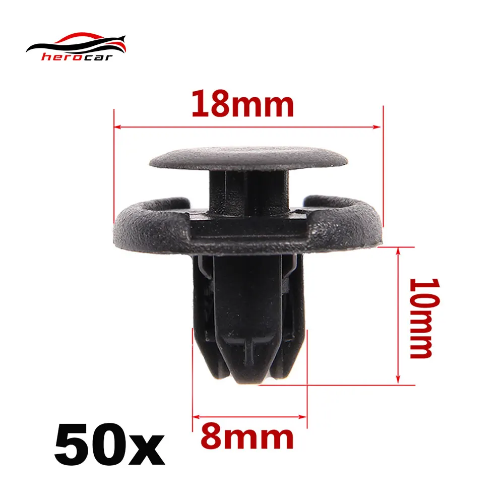 In Stock New 50x For Fender Liner Clips Car Bumper Clips For Honda