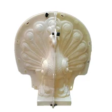 48 см/19,9 дюйма классический европейский/Восточный/китайский стиль прочный Павлин Турция ABS пластик бетонная форма-домашний сад/балкон статуя