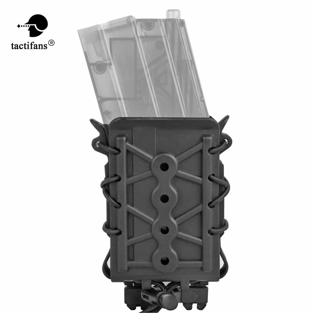 Тактический легкий охотничий мешок 5,56 7,62 MOLLE Shock банджи кружевной шнур сумка для журналов расклешенный топ поп замок аксессуары для стрельбы