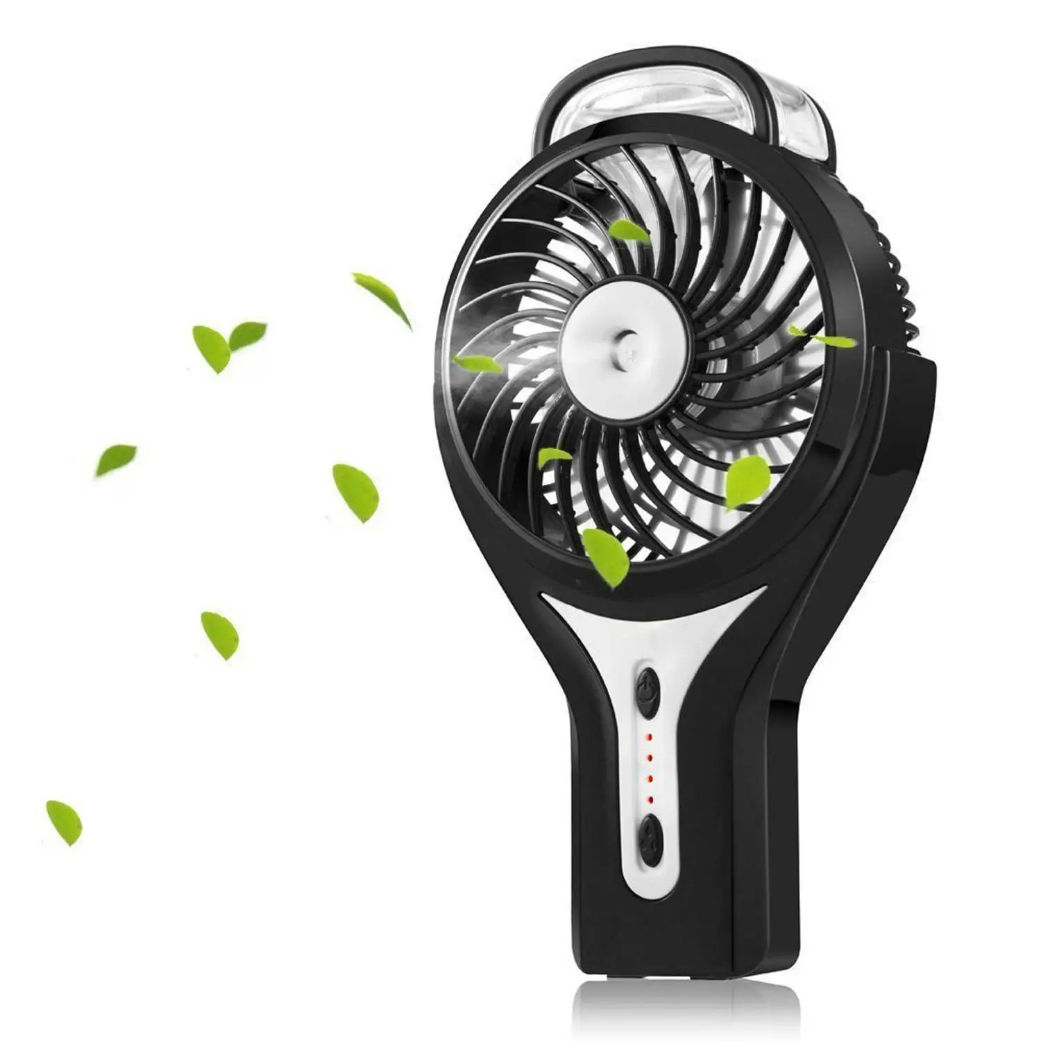 

USB Electric Handheld Mist Fan Humidification Spray Fans 3-gear Adjustable Rotary Vane Summer Air Cooling Atomization Cooler