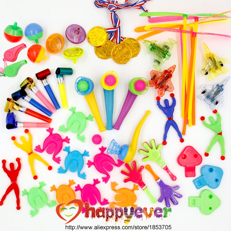50pcs Kids Birthday Party Favors Pinata Filler Gift Toys Goo Bag 50pcs Kids Birthday Party Favors Pinata Filler Gift Toys Goo Bag Carnival Prizes Ortment