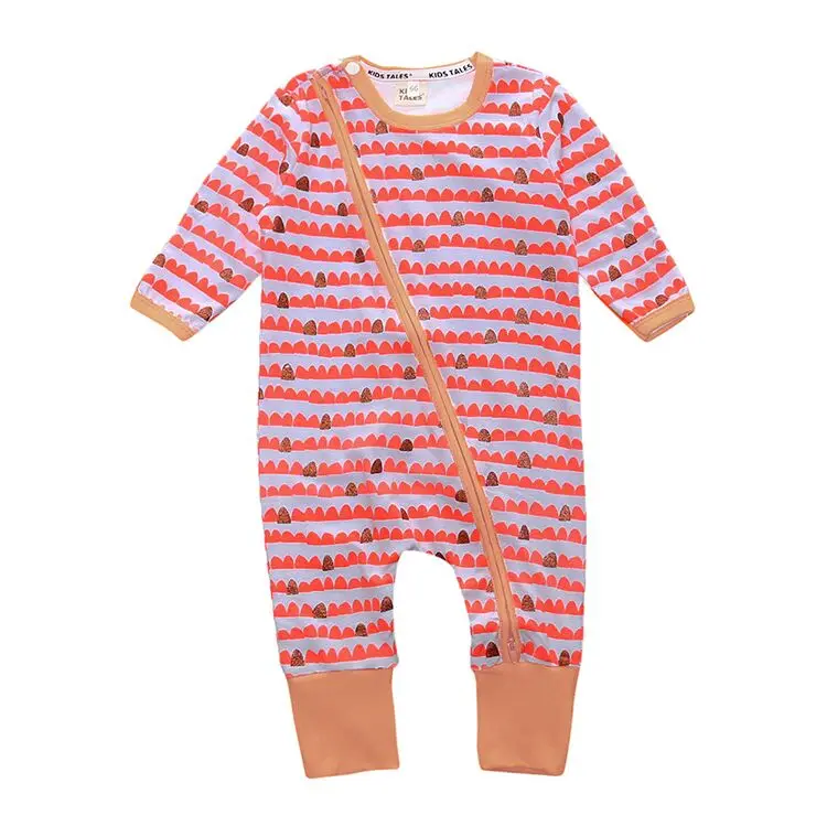 Детские комбинезоны с длинными рукавами; хлопковая одежда для маленьких мальчиков и девочек; детская одежда; комплект одежды с рисунком ананаса; PPY-152 - Цвет: as photo