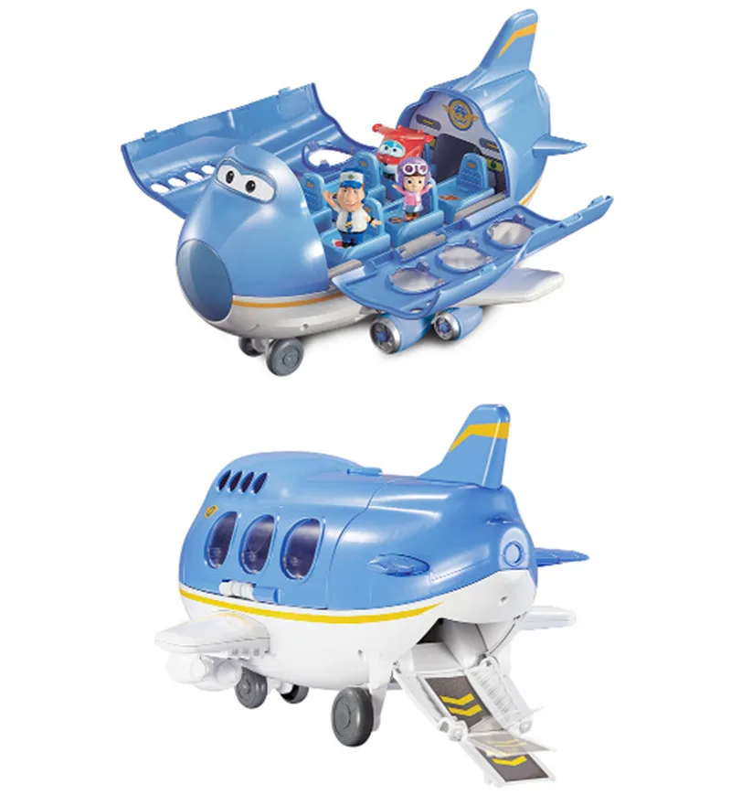 Big! Super Wings Aircraft scene series Super Wing High Quality Original Deformation Action Figure Toy for Children gifts